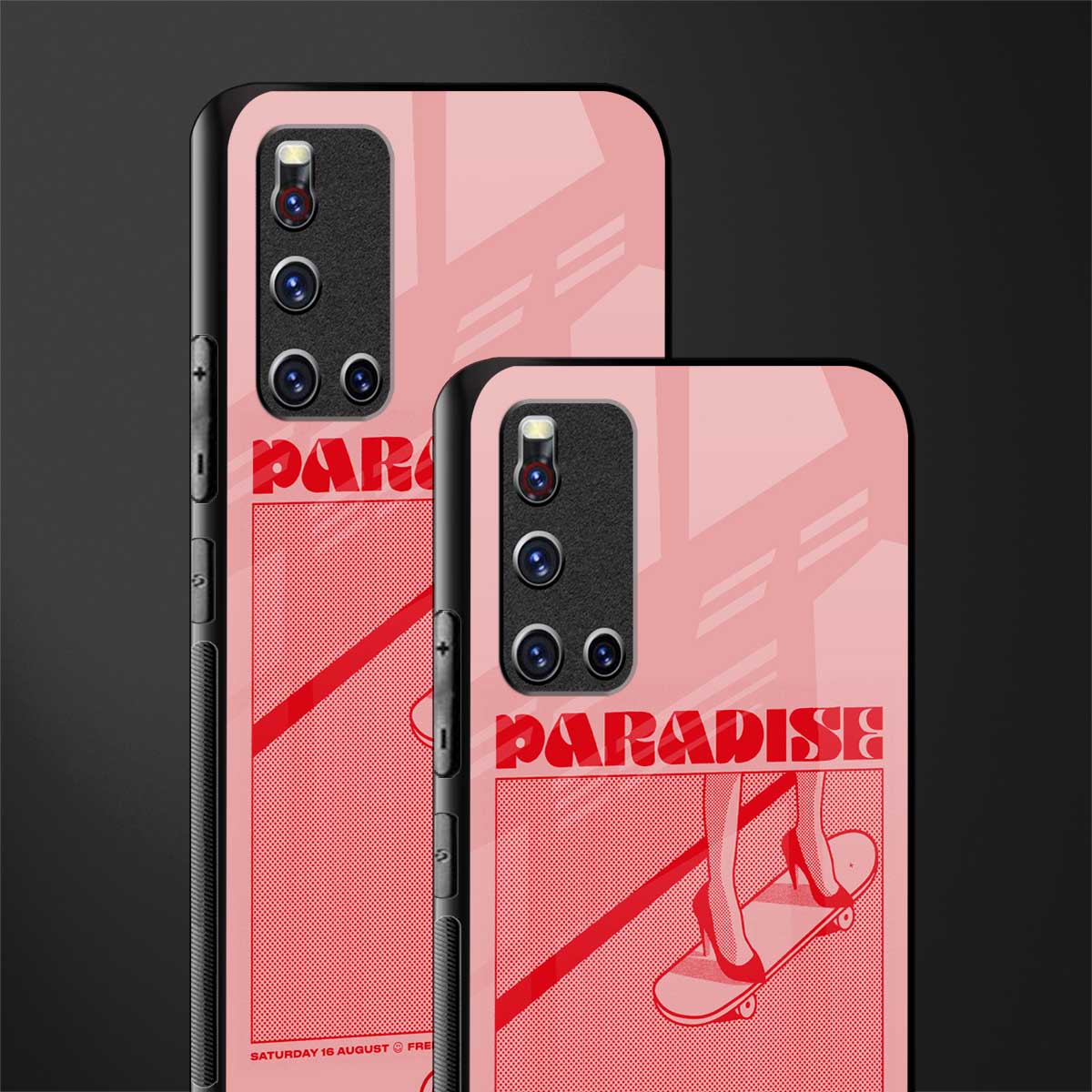 paradise glass case for vivo v19 image-2