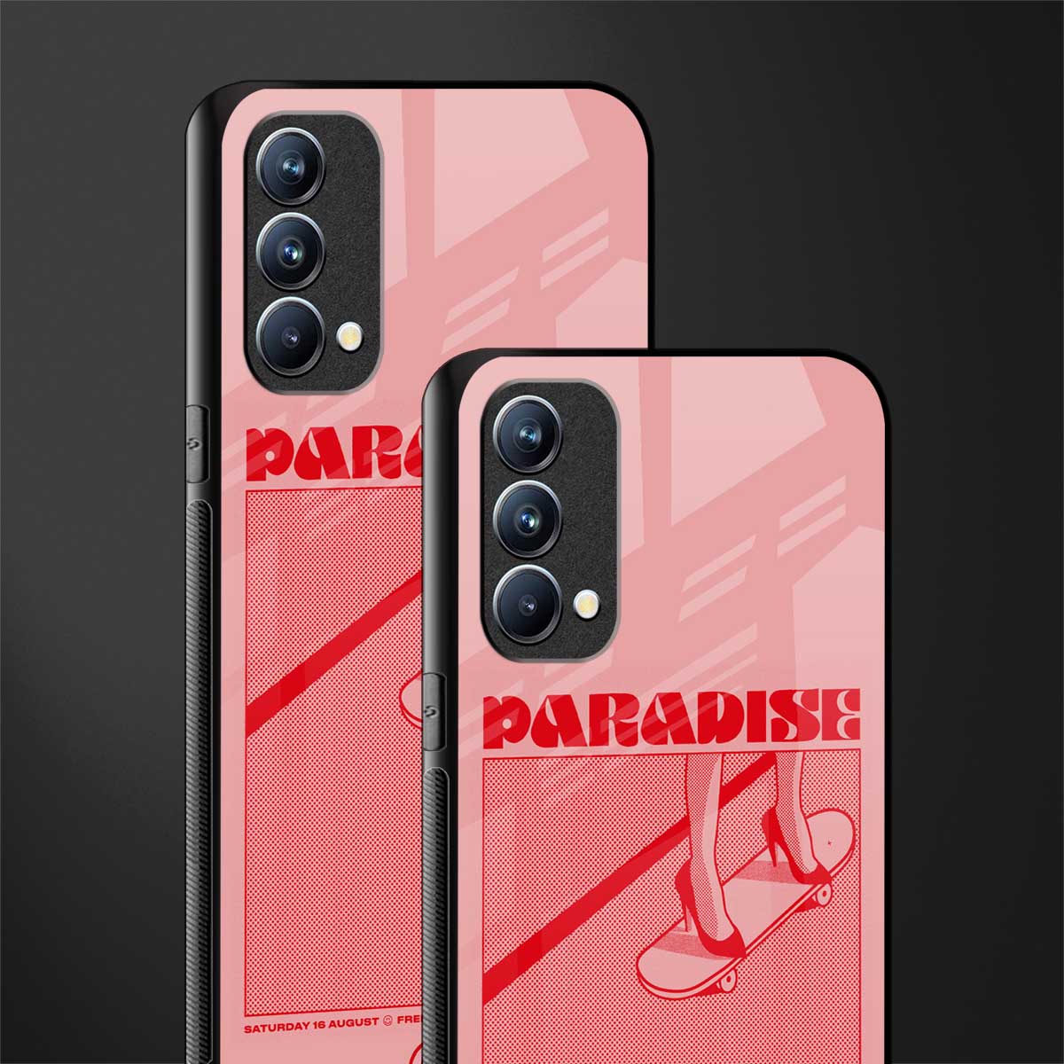 paradise glass case for oppo f19 image-2
