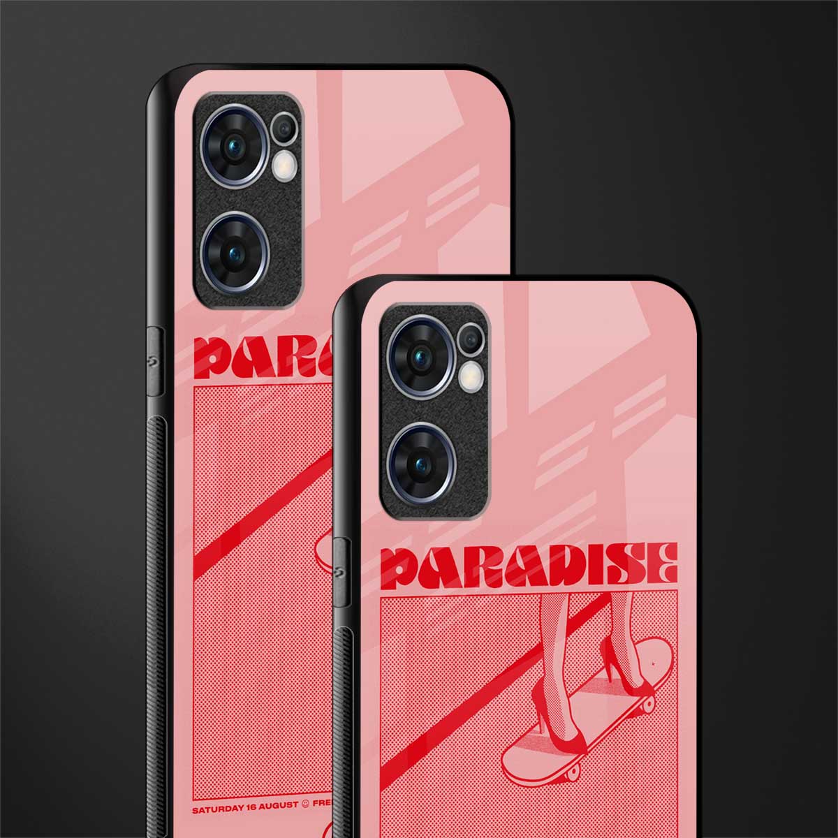 paradise glass case for oppo reno7 5g image-2