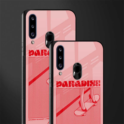 paradise glass case for samsung galaxy a20s image-2
