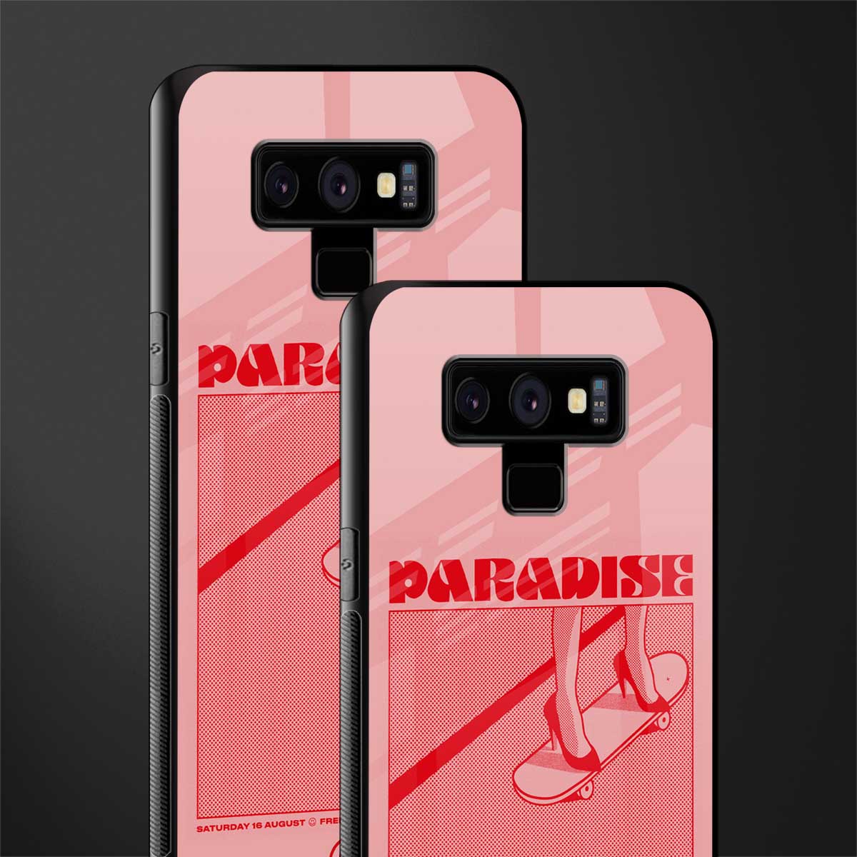 paradise glass case for samsung galaxy note 9 image-2