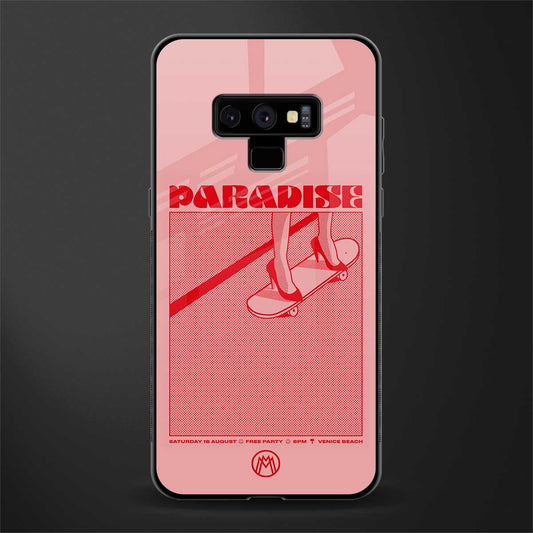 paradise glass case for samsung galaxy note 9 image
