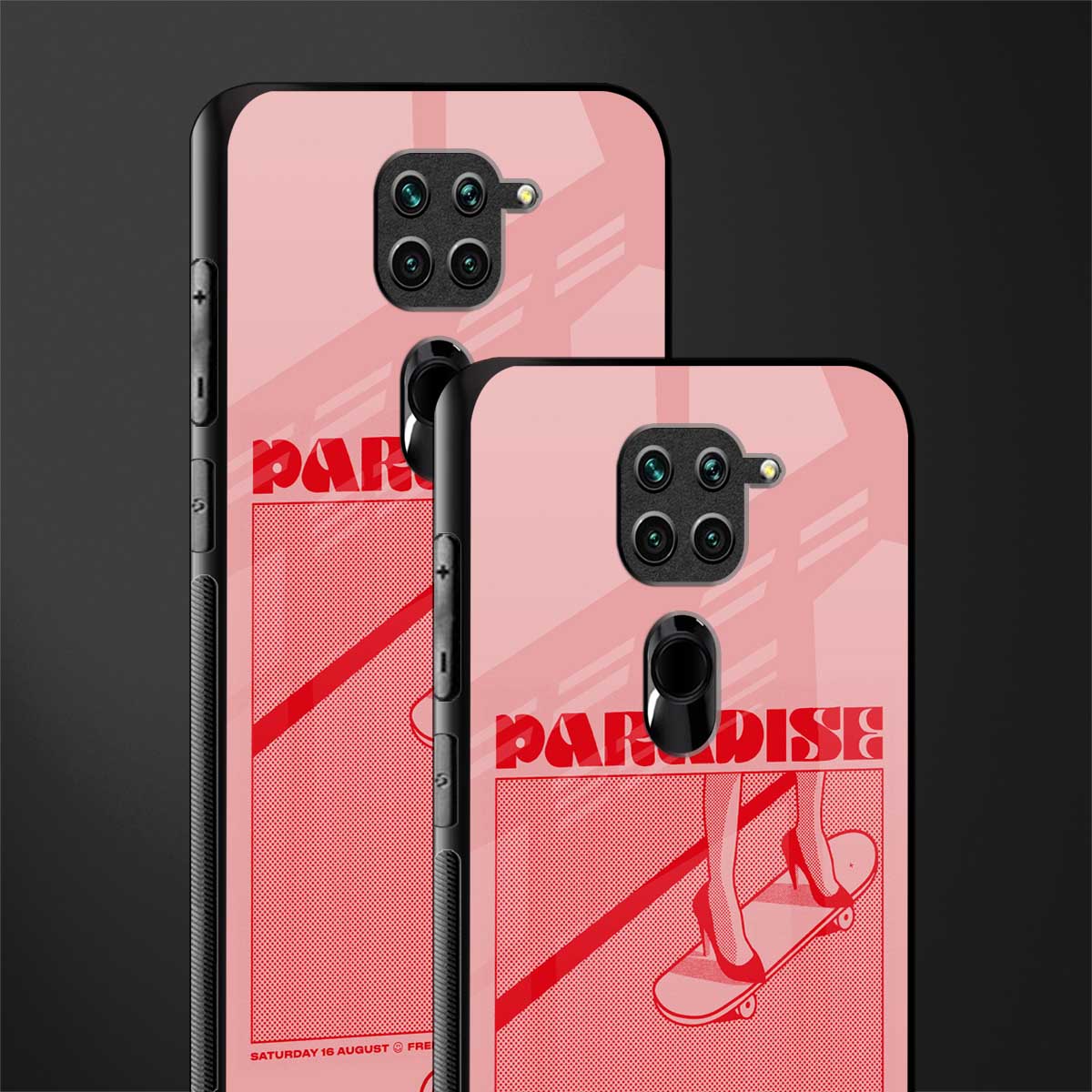 paradise glass case for redmi note 9 image-2