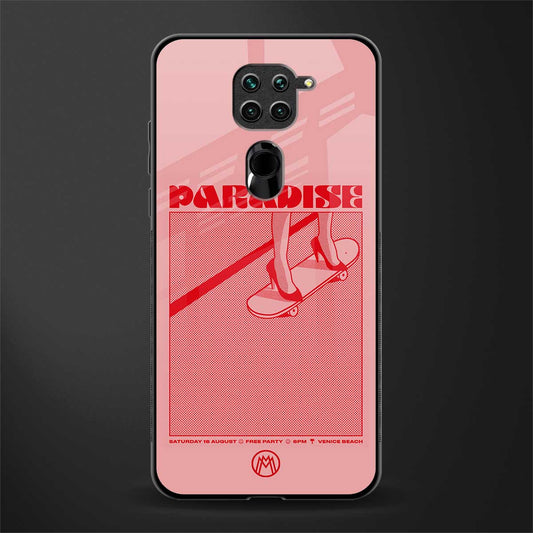 paradise glass case for redmi note 9 image