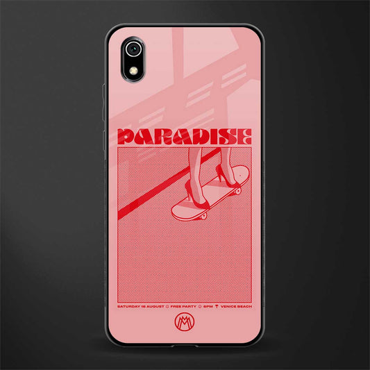 paradise glass case for redmi 7a image