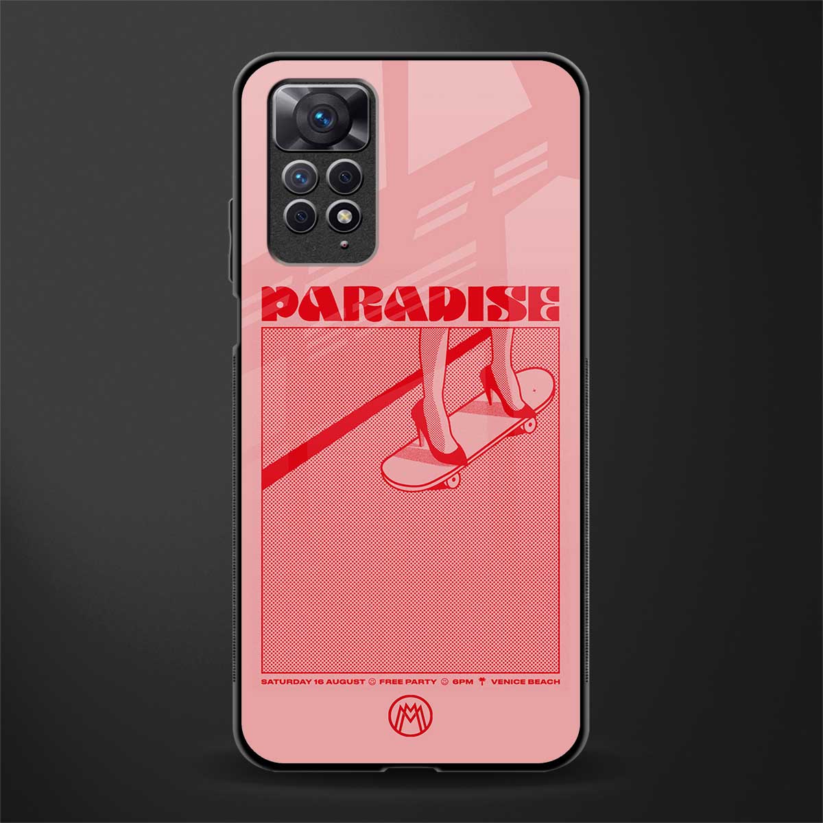 paradise glass case for redmi note 11 image