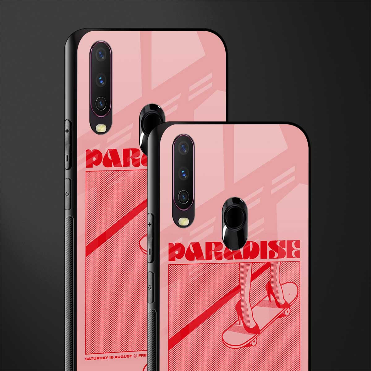 paradise glass case for vivo y12 image-2