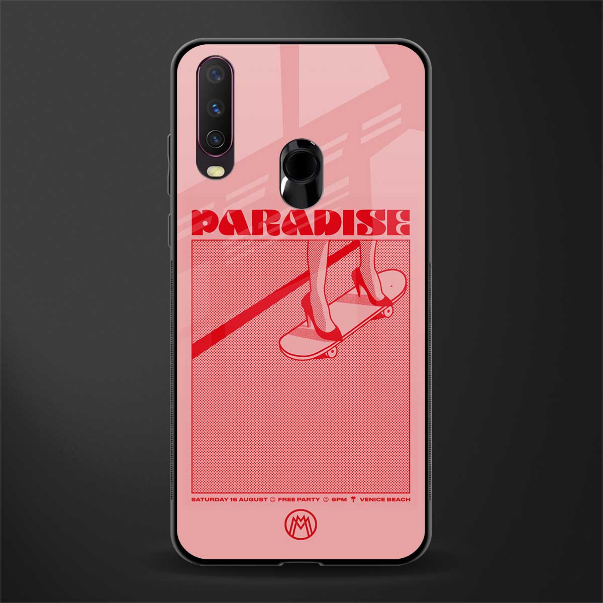 paradise glass case for vivo y15 image