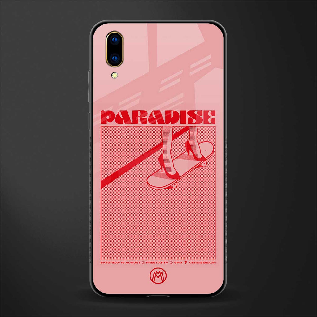 paradise glass case for vivo v11 pro image