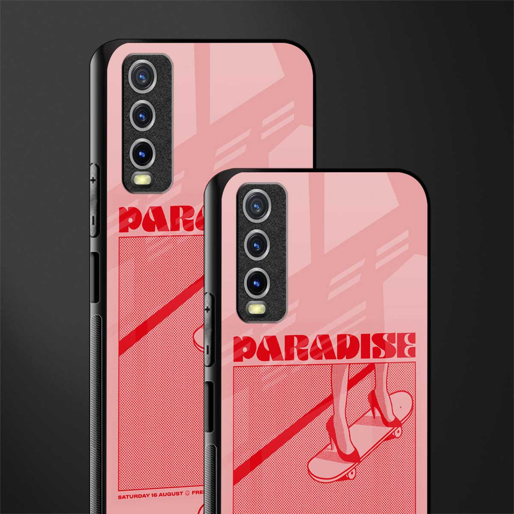paradise glass case for vivo y20 image-2