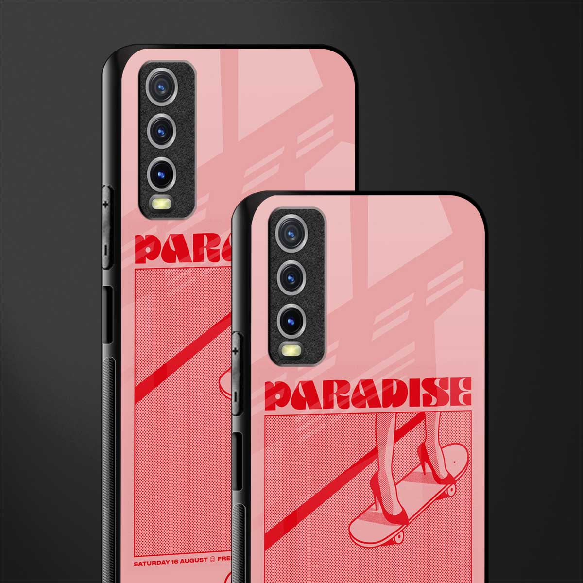 paradise glass case for vivo y20 image-2