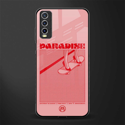 paradise glass case for vivo y20 image