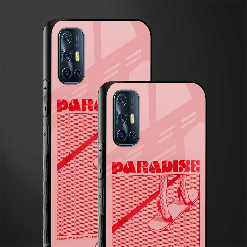 paradise glass case for vivo v17 image-2