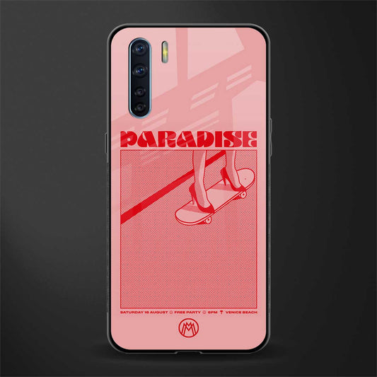 paradise glass case for oppo f15 image