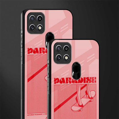 paradise glass case for oppo a15s image-2