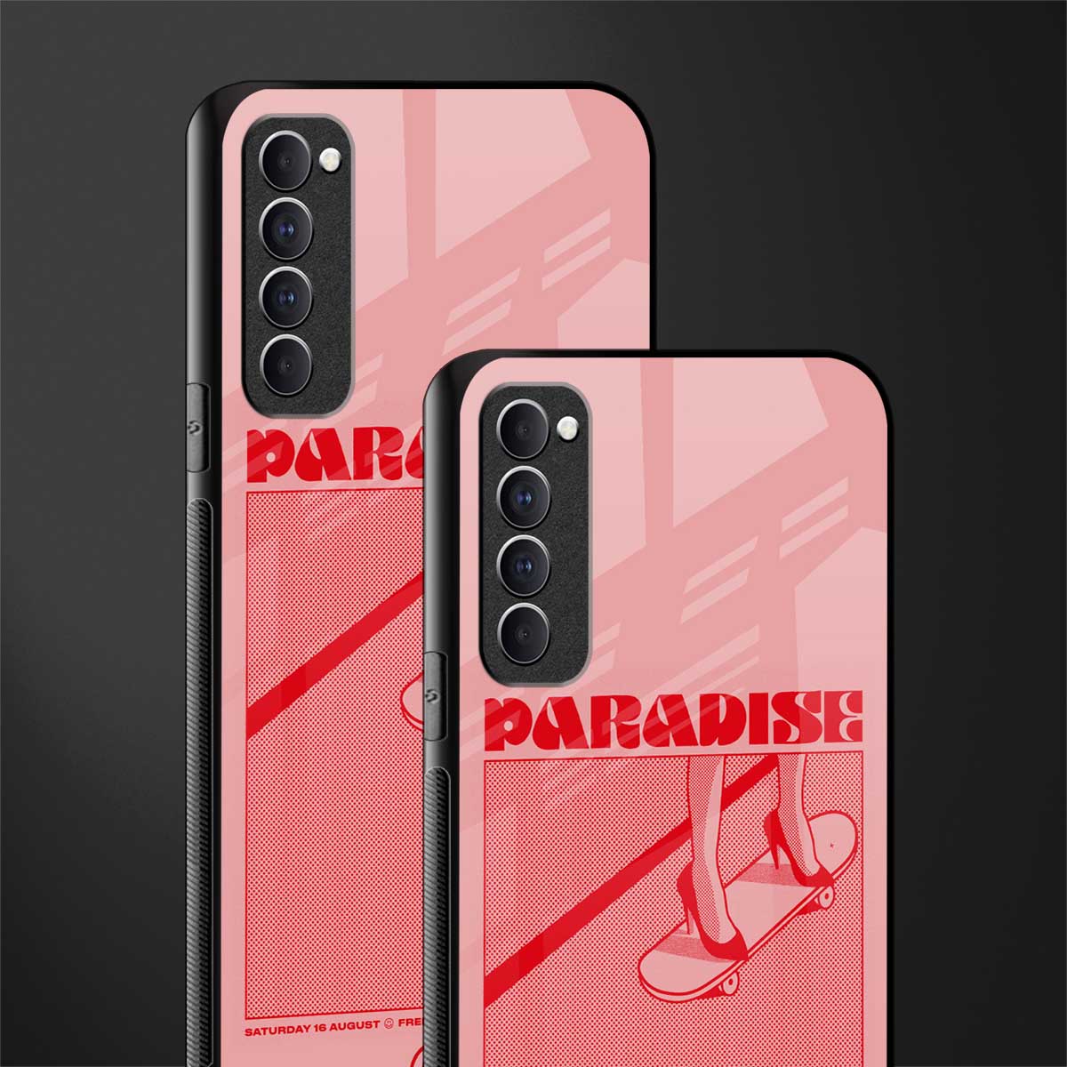 paradise glass case for oppo reno 4 pro image-2