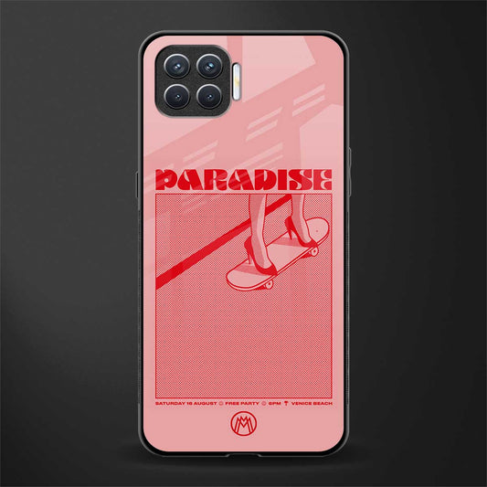 paradise glass case for oppo f17 image