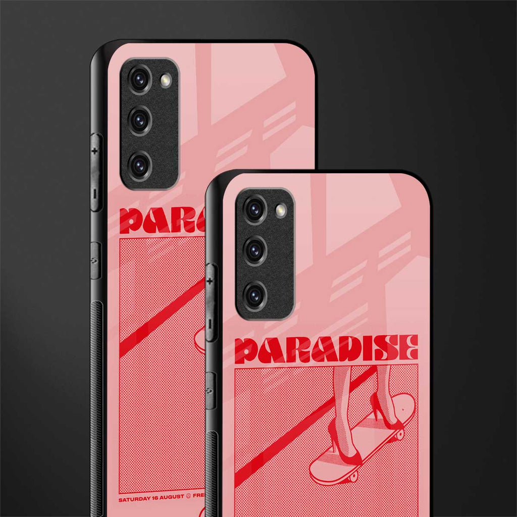 paradise glass case for samsung galaxy s20 fe image-2