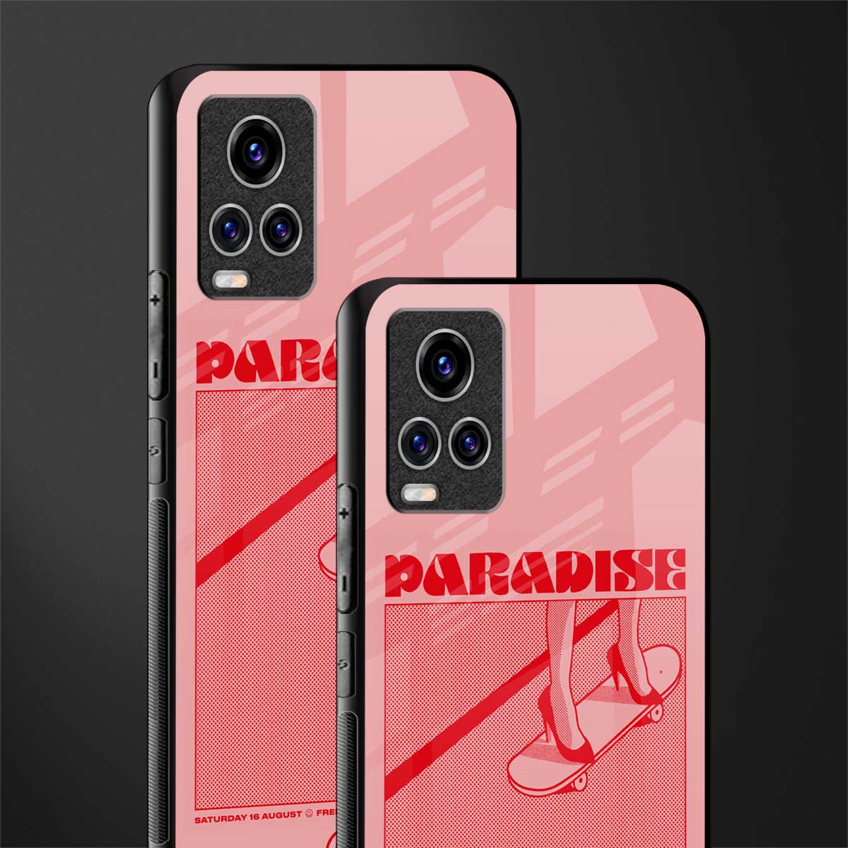 paradise glass case for vivo v20 pro image-2