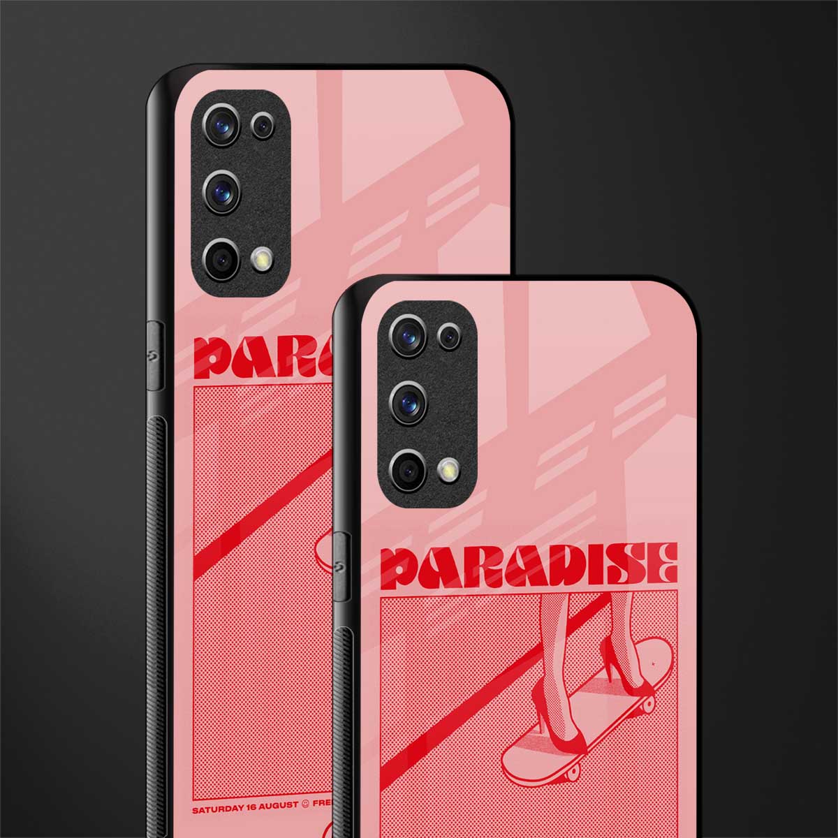 paradise glass case for realme x7 pro image-2