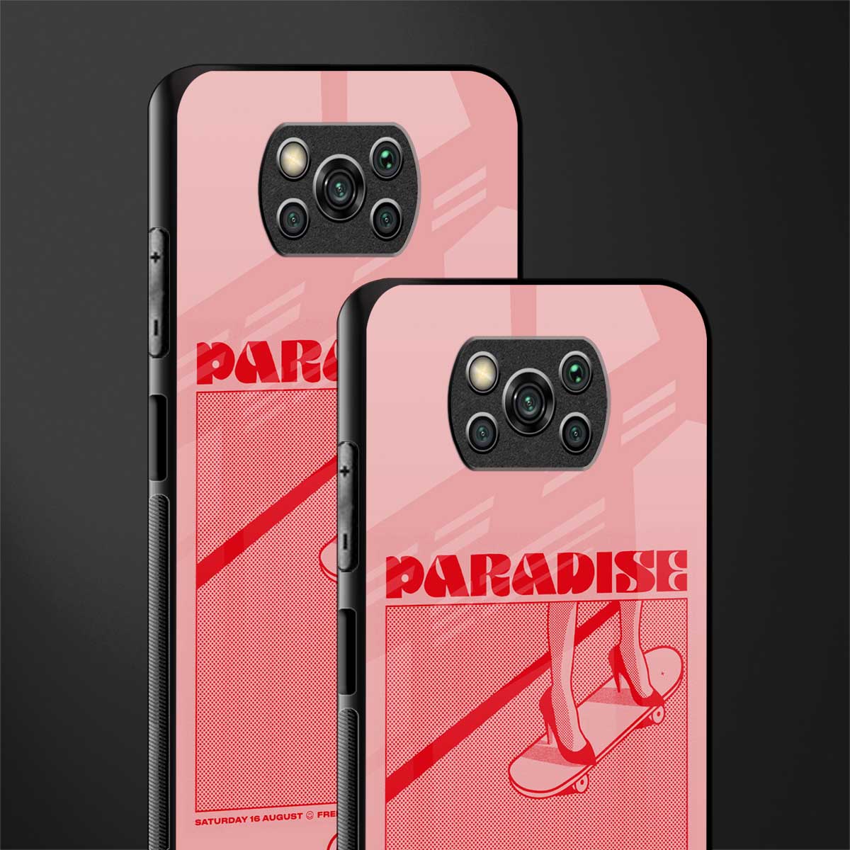 paradise glass case for poco x3 image-2