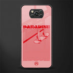 paradise glass case for poco x3 image