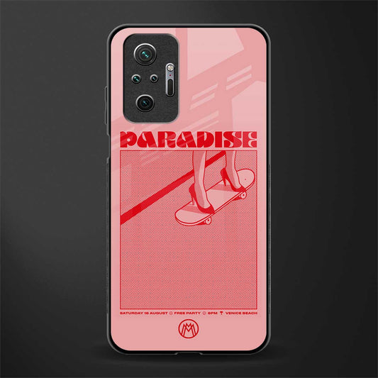 paradise glass case for redmi note 10 pro image