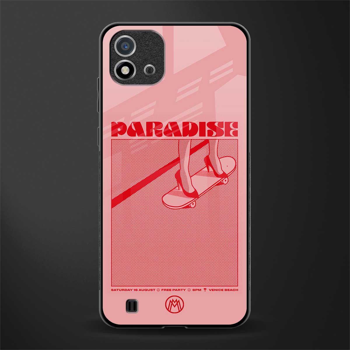 paradise glass case for realme c20 image