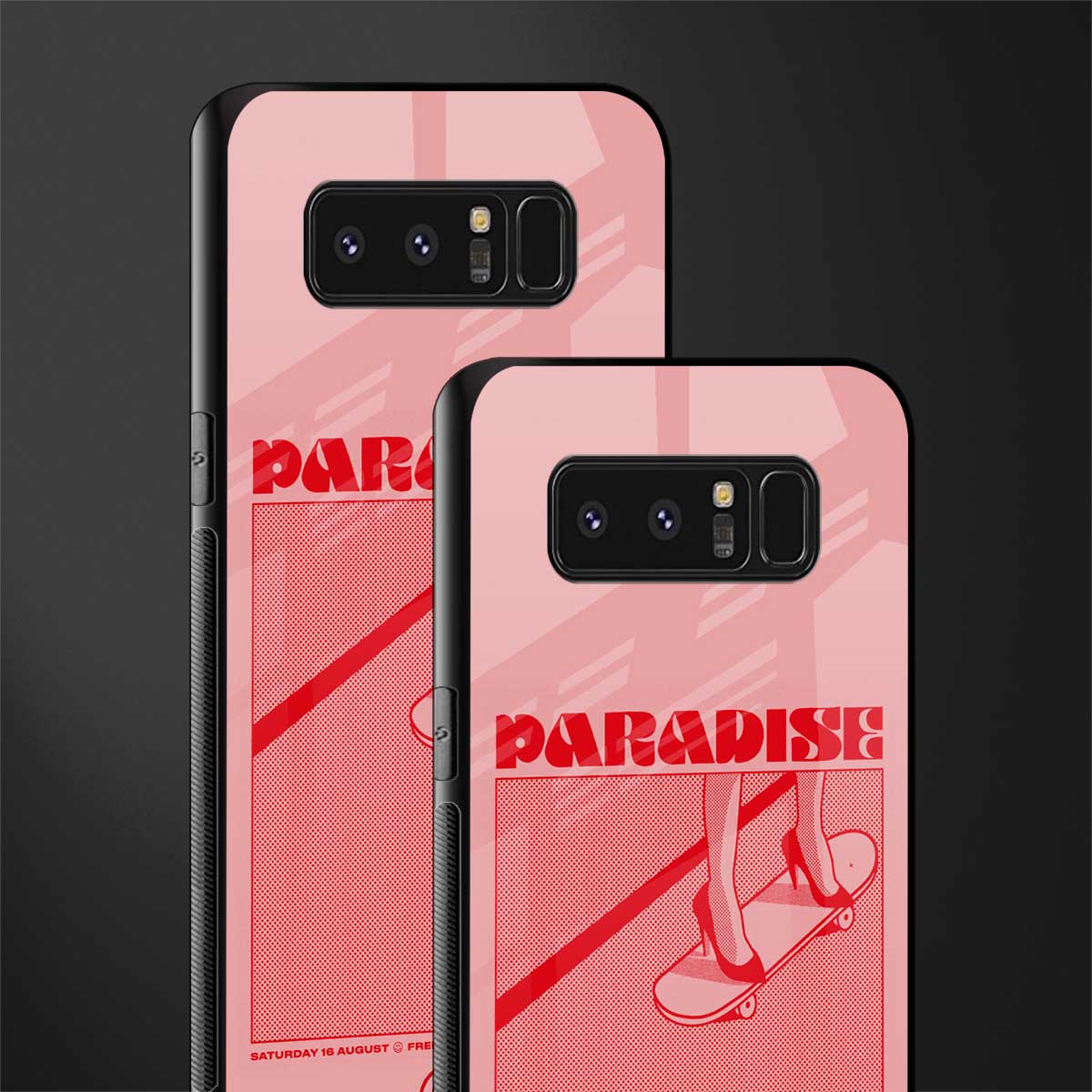 paradise glass case for samsung galaxy note 8 image-2