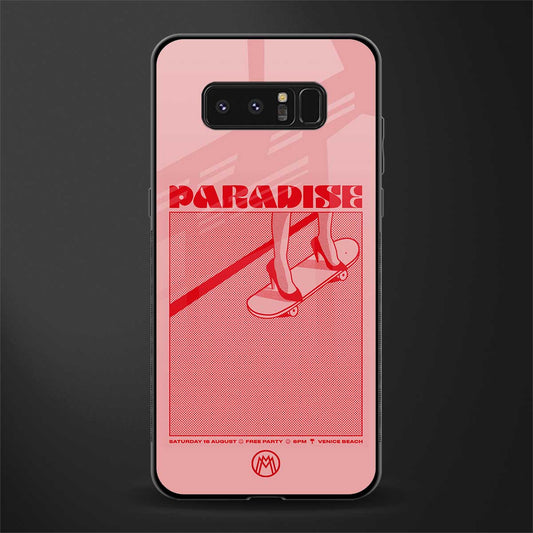 paradise glass case for samsung galaxy note 8 image