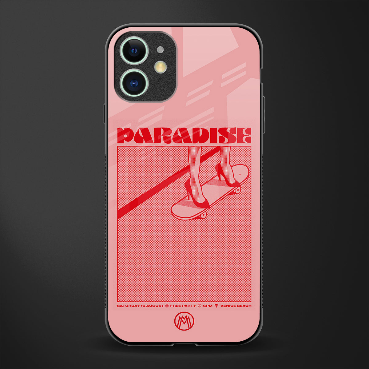 paradise glass case for iphone 11 image