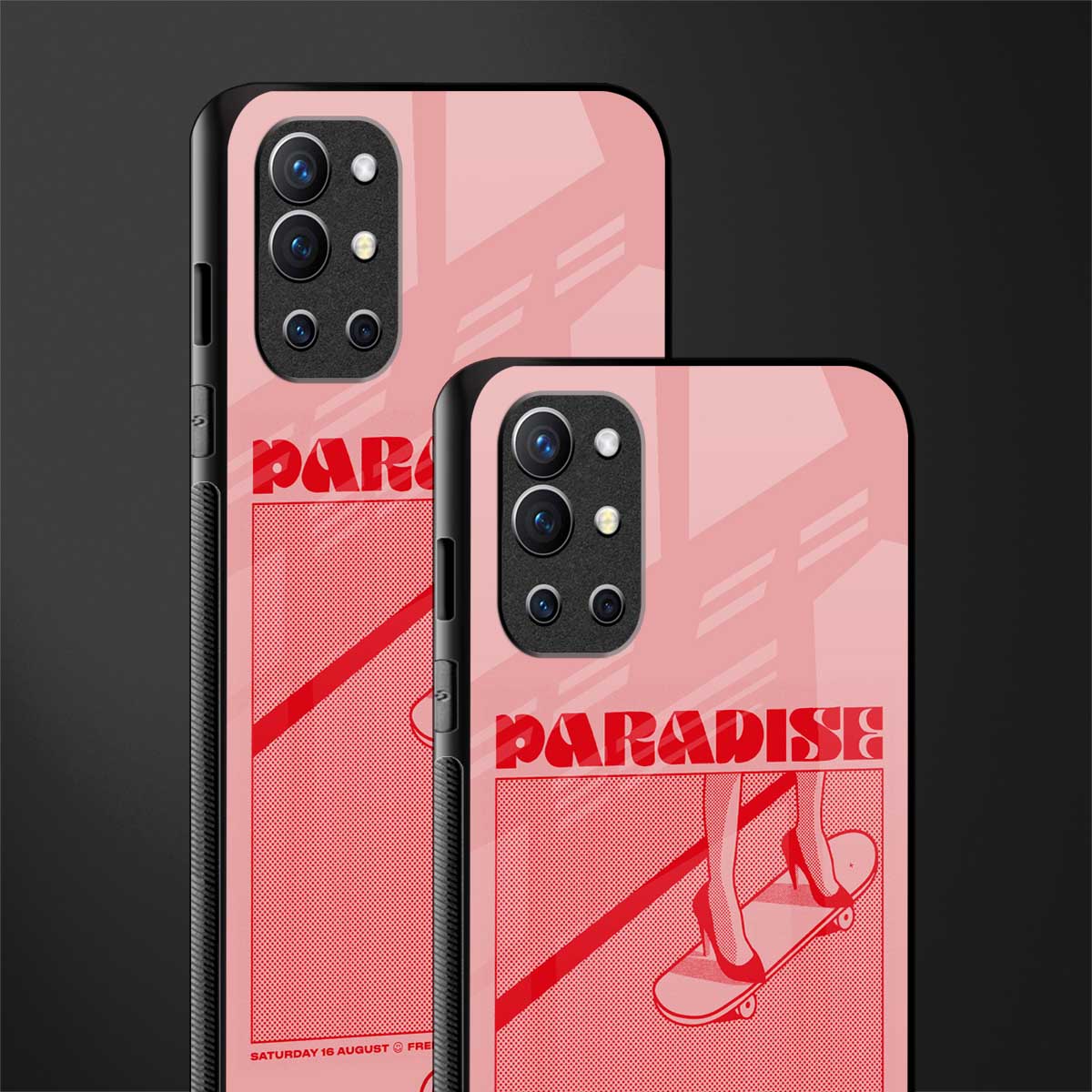 paradise glass case for oneplus 9r image-2