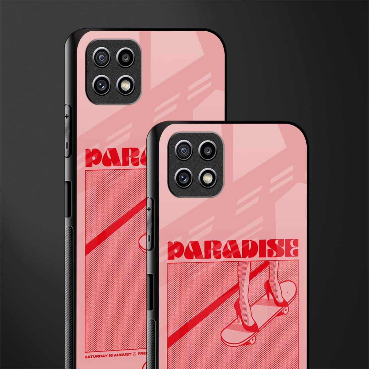 paradise glass case for samsung galaxy a22 5g image-2