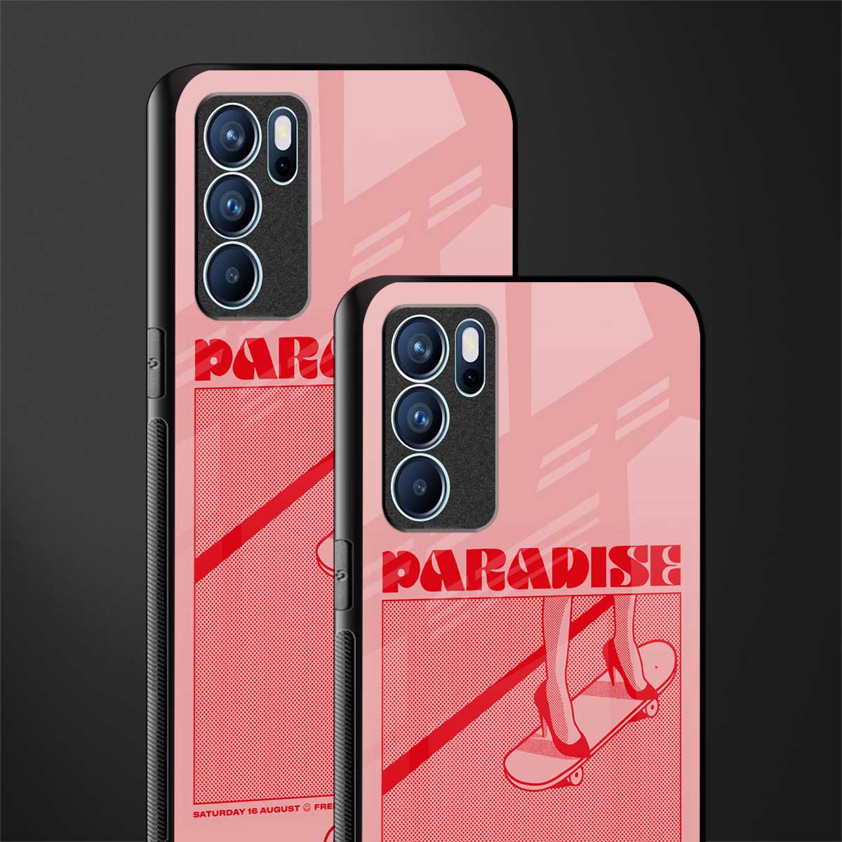 paradise glass case for oppo reno6 pro 5g image-2
