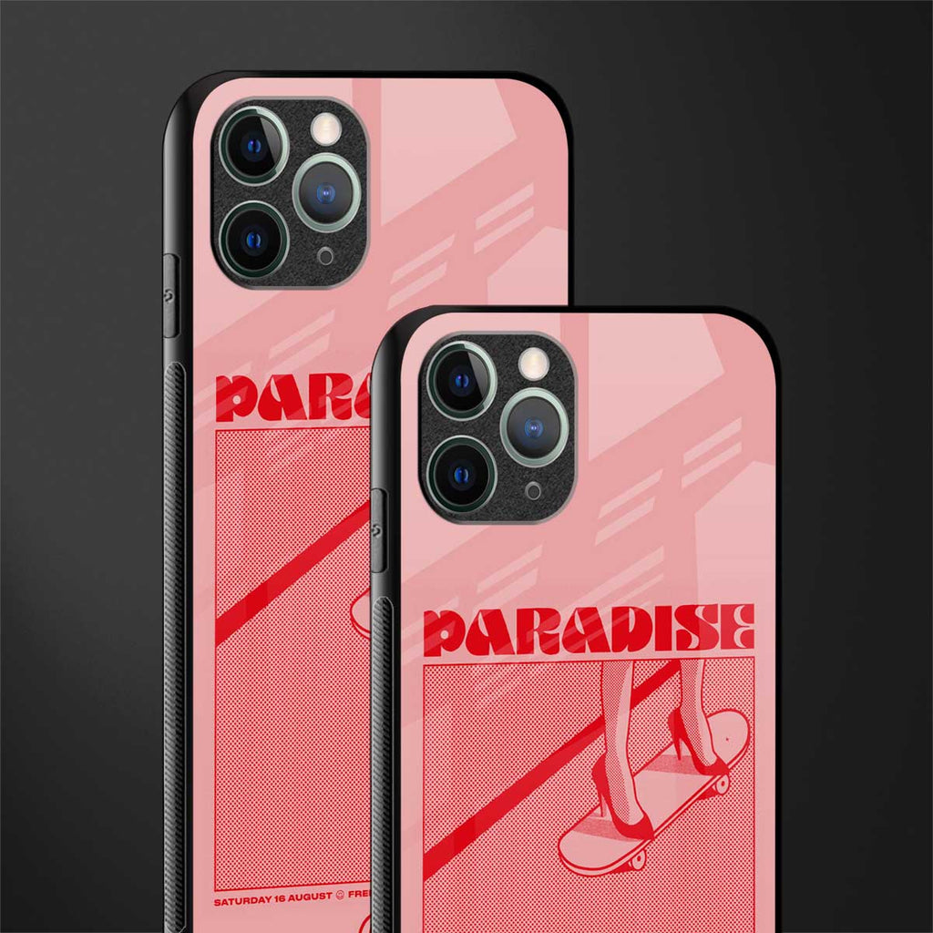 paradise glass case for iphone 11 pro max image-2