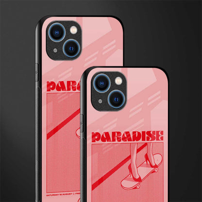 paradise glass case for iphone 14 image-2