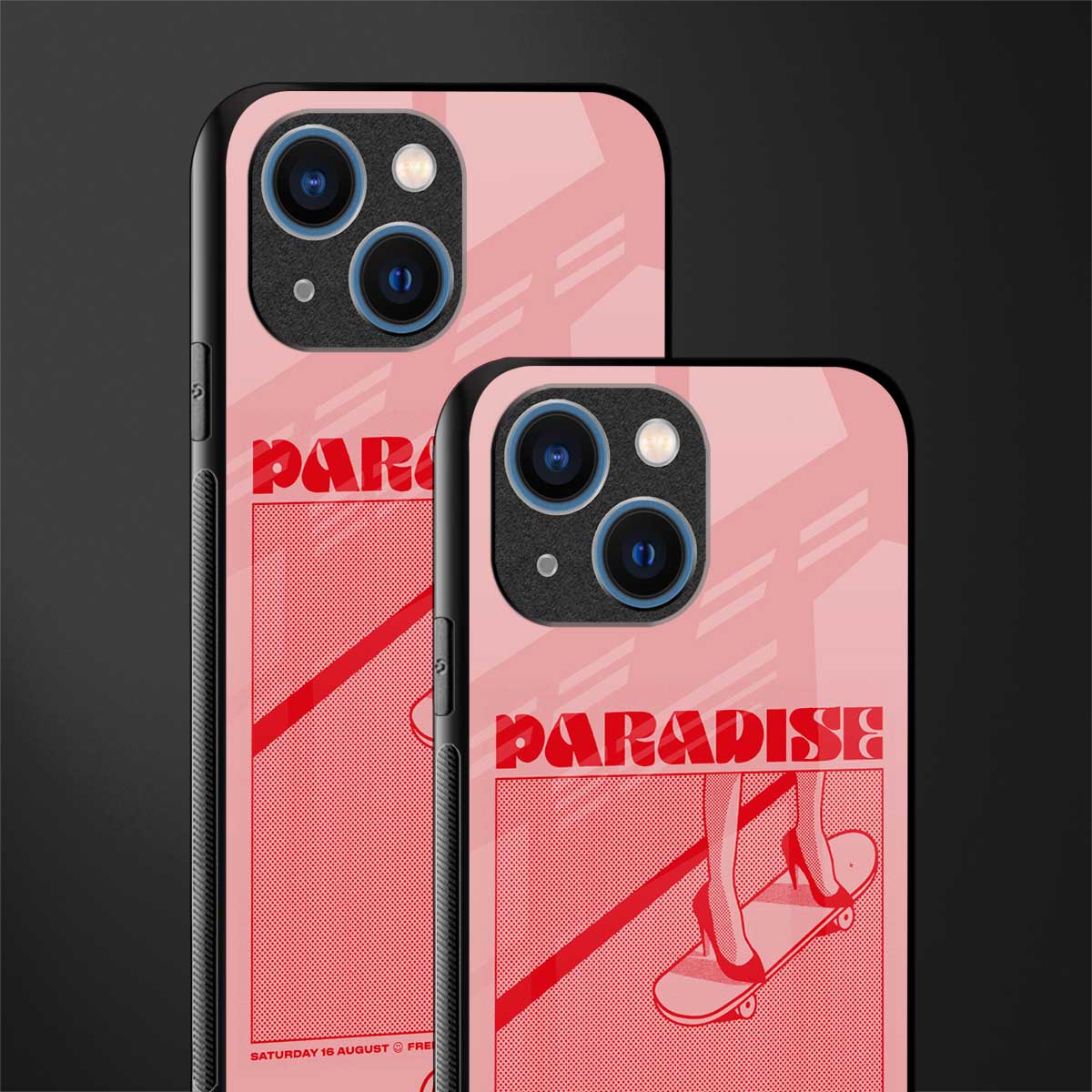 paradise glass case for iphone 13 mini image-2