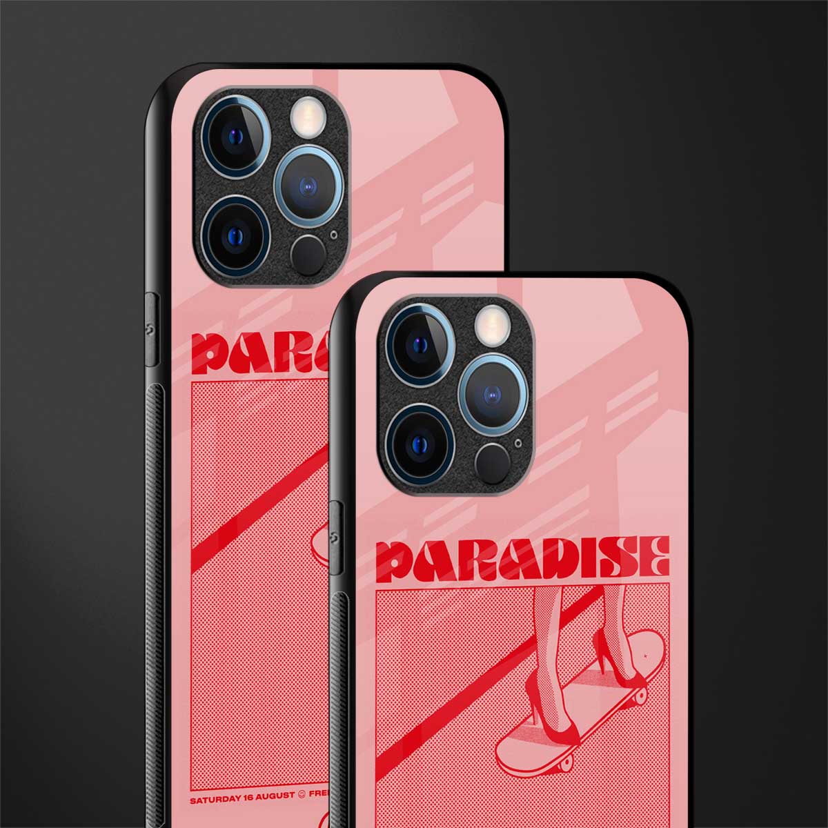 paradise glass case for iphone 12 pro image-2