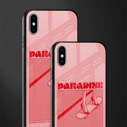 paradise glass case for iphone xs max image-2