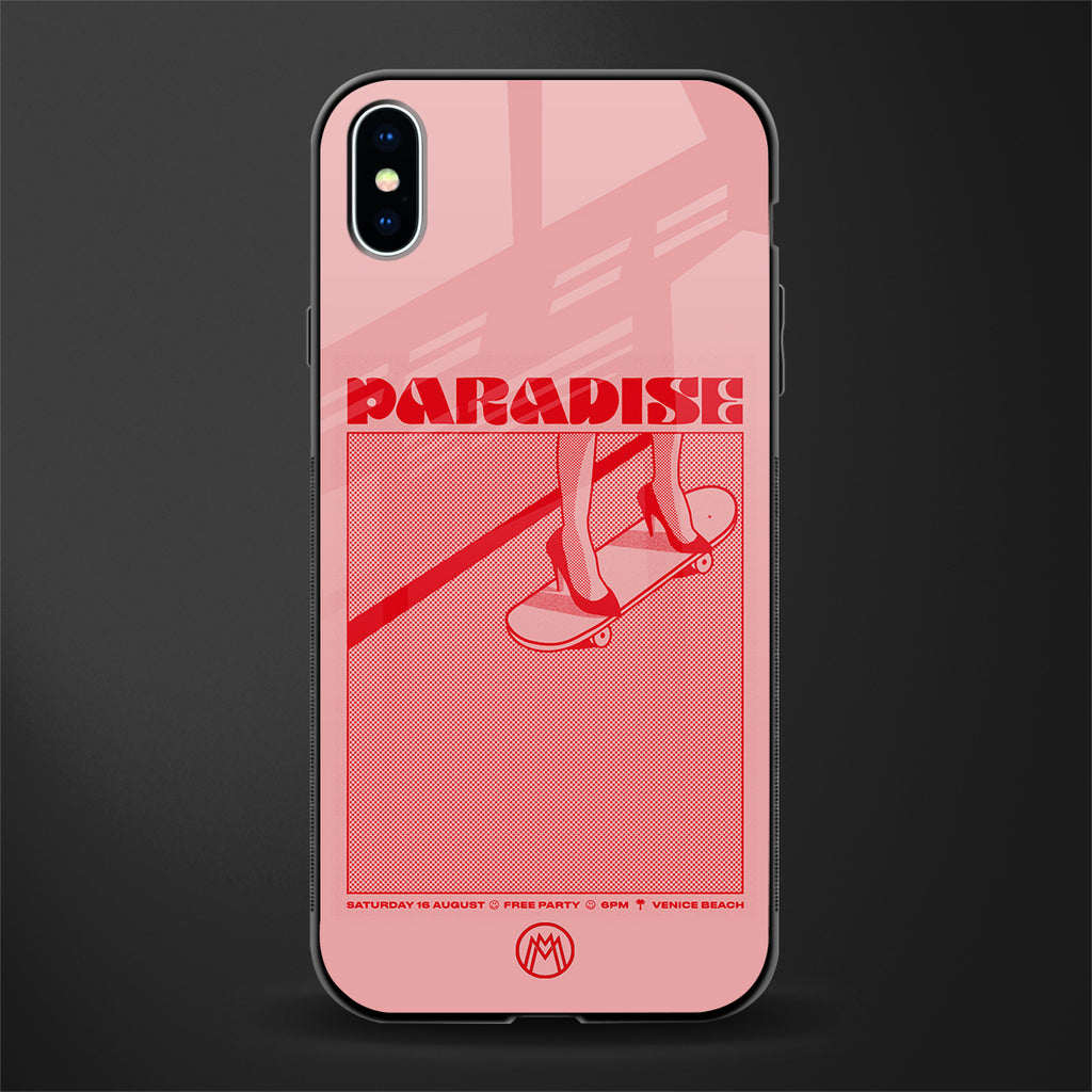 paradise glass case for iphone xs max image