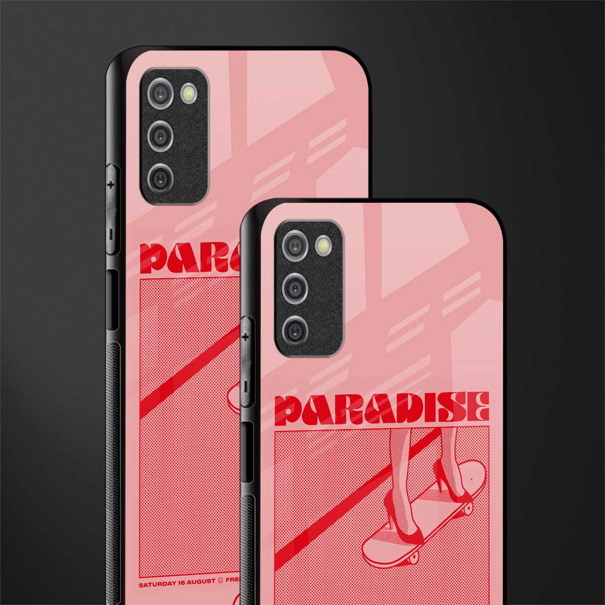 paradise glass case for samsung galaxy a03s image-2