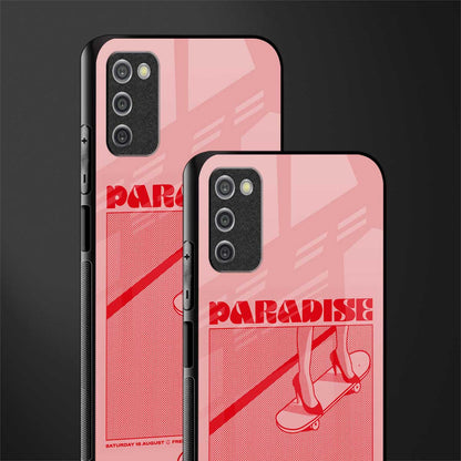 paradise glass case for samsung galaxy a03s image-2