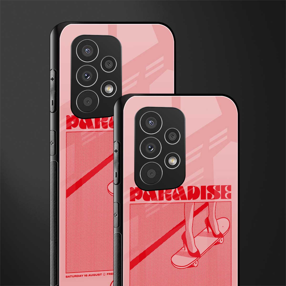 paradise back phone cover | glass case for samsung galaxy a53 5g