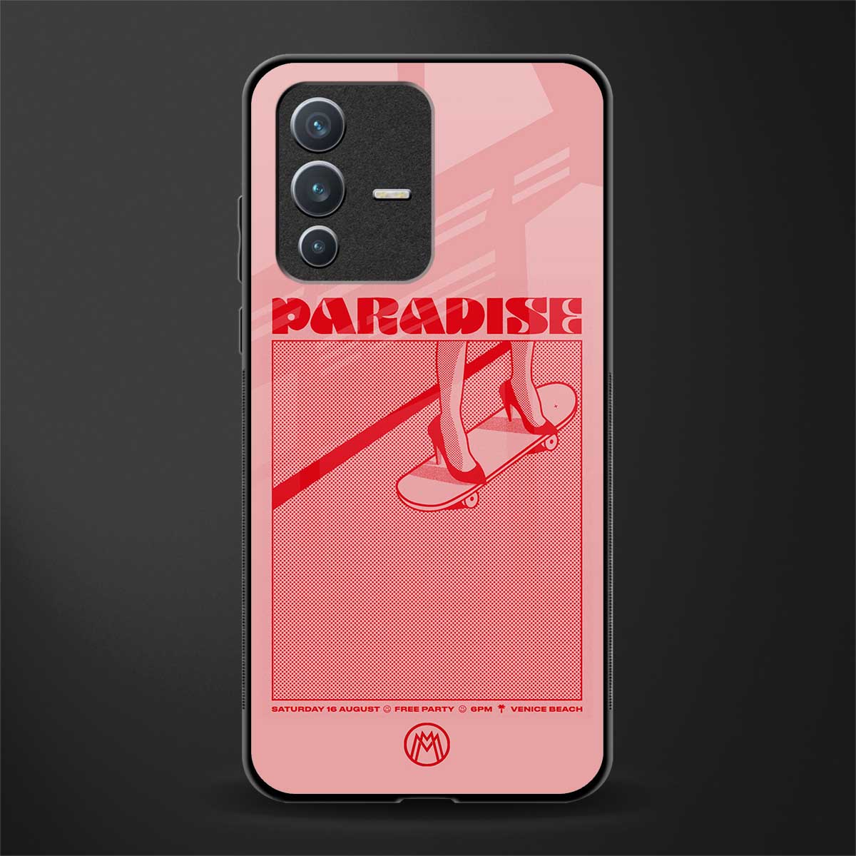paradise glass case for vivo v23 5g image