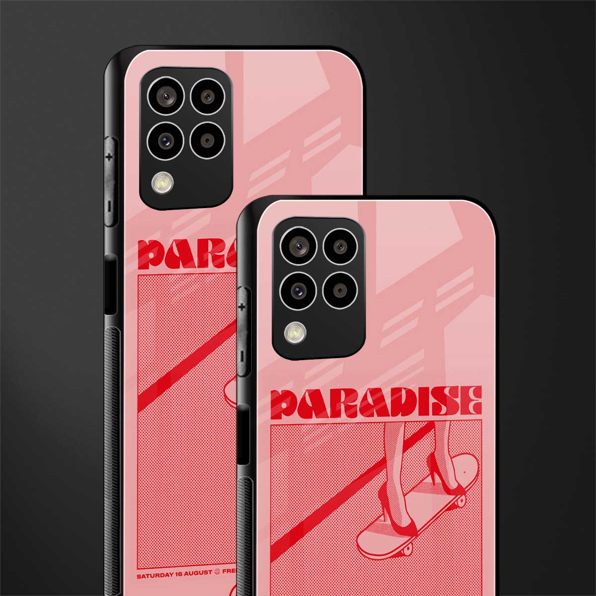 paradise back phone cover | glass case for samsung galaxy m33 5g