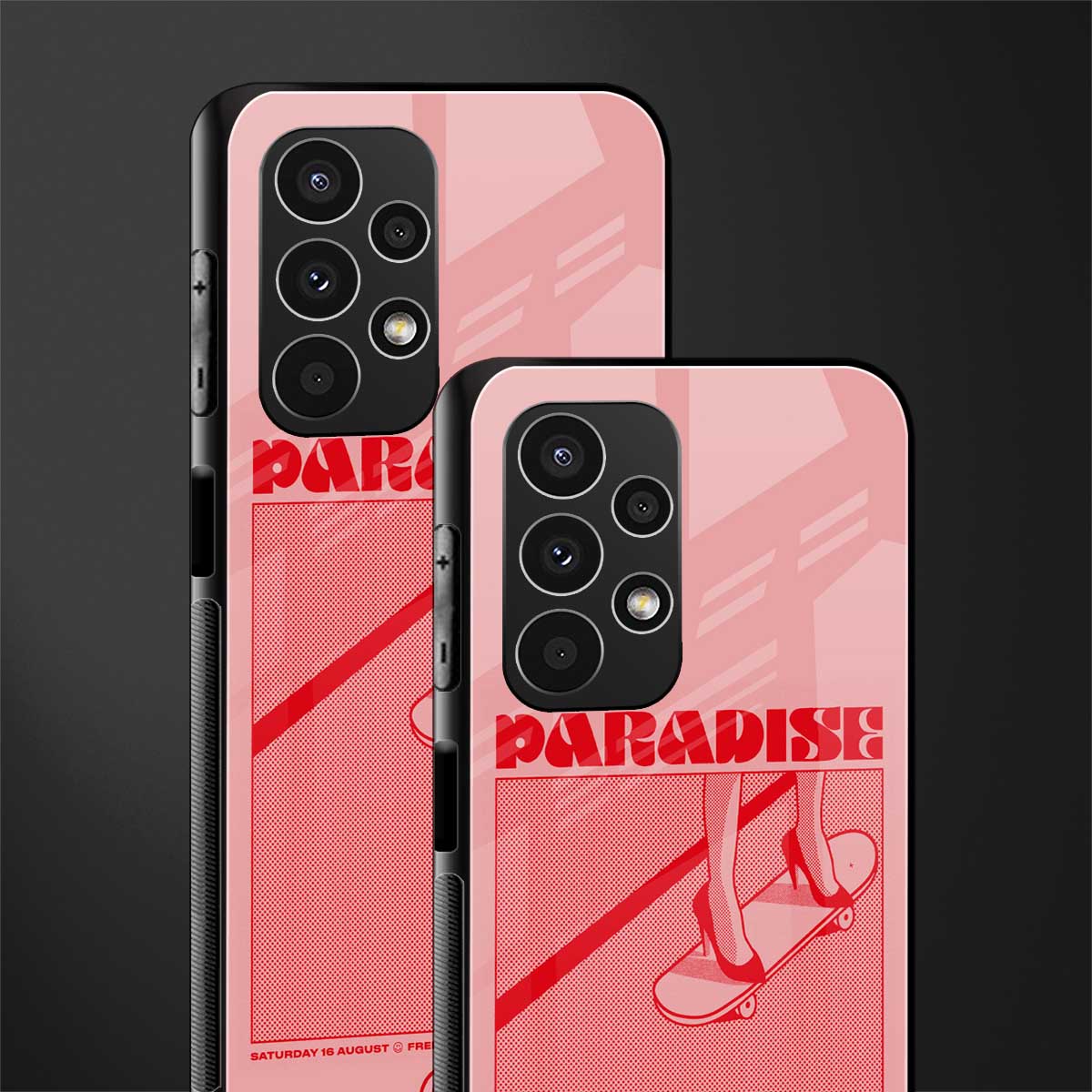 paradise back phone cover | glass case for samsung galaxy a13 4g