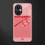 paradise back phone cover | glass case for oppo f21 pro 5g