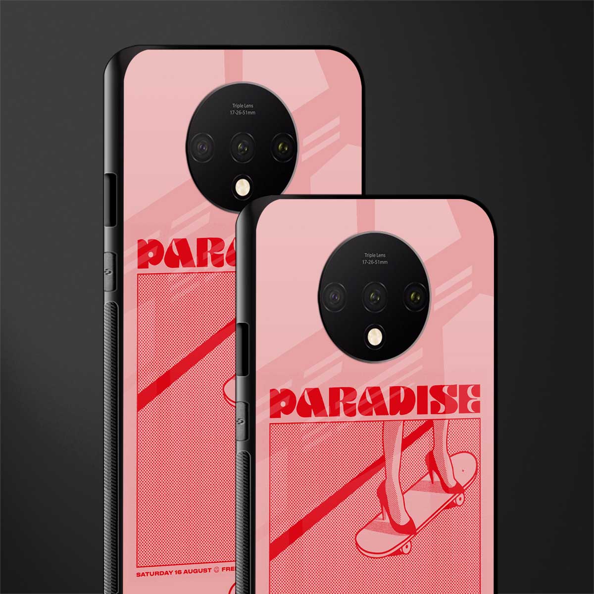 paradise glass case for oneplus 7t image-2