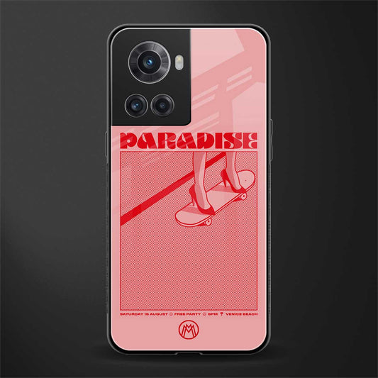 paradise back phone cover | glass case for oneplus 10r 5g