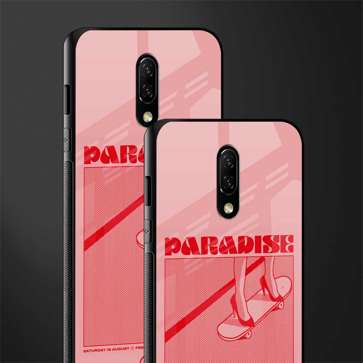paradise glass case for oneplus 7 image-2